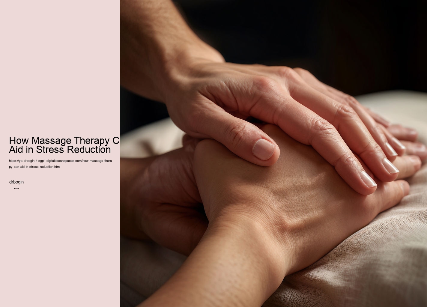 How Massage Therapy Can Aid in Stress Reduction